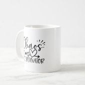 Chaos-Koordinator Funny Mother Day Kaffeetasse (Vorderseite Links)