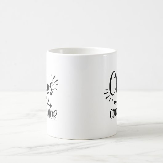 Chaos-Koordinator Funny Mother Day Kaffeetasse (Mittel)