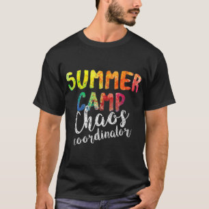 Chaos-Koordinator. Funny Summer Camp Berater T-Shirt