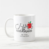 Chaos-Koordinator-Geschenk für Lehrer Kaffeetasse (Links)