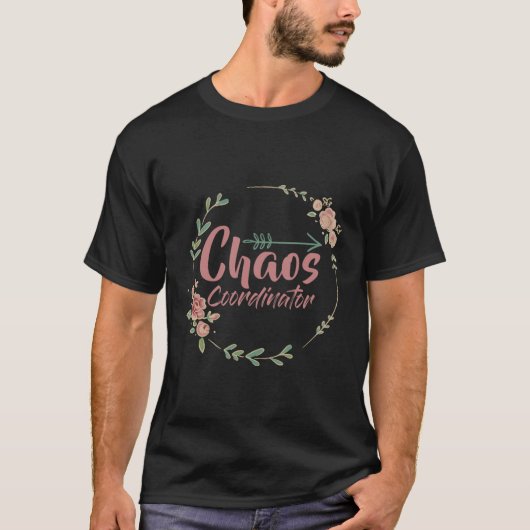 Chaos-Koordinator-Geschenkmädchen T-Shirt (Vorderseite)
