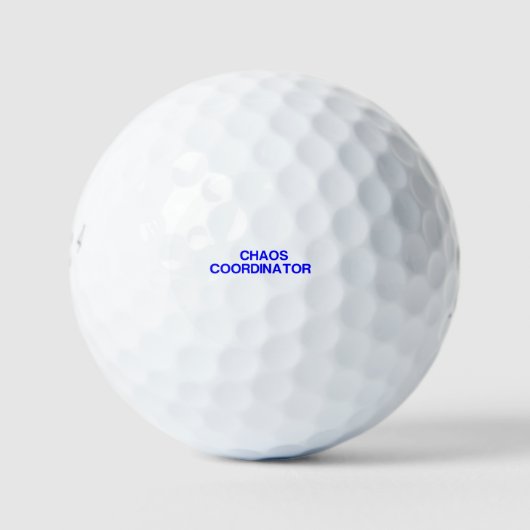 Chaos-Koordinator Golfball (Vorderseite)