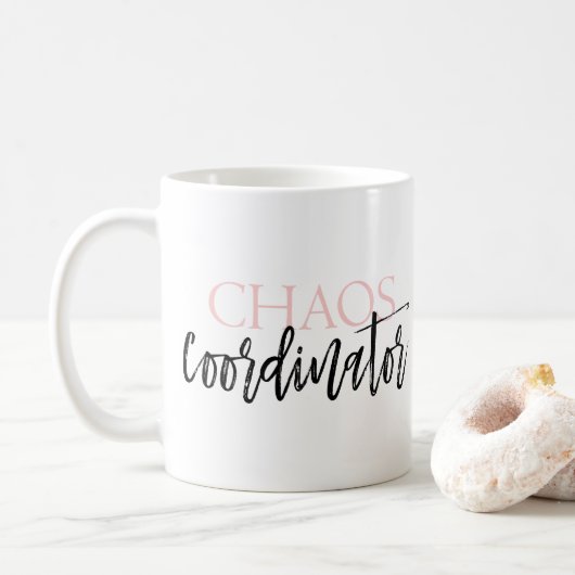 Chaos-Koordinator-Grau: Kaffeetasse (Mit Donut)