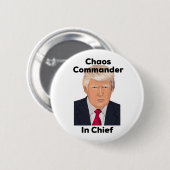 Chaos-Koordinator im HauptantiTrumpf Button (Vorne & Hinten)