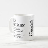 Chaos-Koordinator Kaffeetasse (Vorderseite Links)