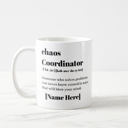 Chaos-Koordinator Kaffeetasse (Links)