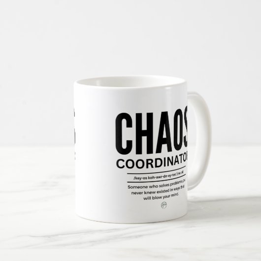 Chaos-Koordinator Kaffeetasse (VorderseiteRechts)
