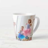 Chaos Koordinator Kids Foto Abstrakt Latte Tasse (Rechte Ecke)