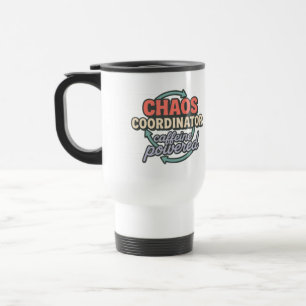 Chaos-Koordinator Koffein-betriebene Dankbarkeit Reisebecher