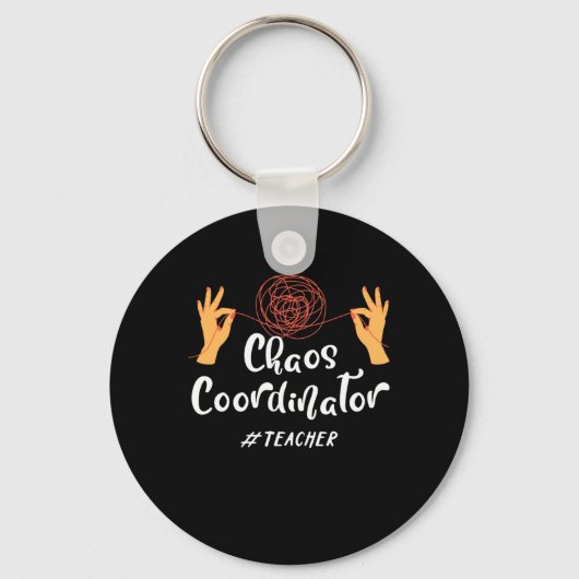 Chaos-Koordinator Lehrer Professor Mento Schlüsselanhänger (Vorderseite)