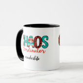 Chaos-Koordinator-Lehrer Tasse (Vorderseite Links)
