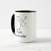 Chaos-Koordinator, lustig, Kaffee-Tasse Tasse (Vorderseite Links)