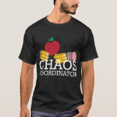 Chaos-Koordinator lustig zurück zu SchulT - Shirt (Vorderseite)