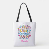 Chaos-Koordinator | Mama | Funny Gift für Mama Tasche (Rückseite)