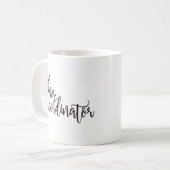 Chaos-Koordinator-mit Monogramm Kaffeetasse (Vorderseite Links)