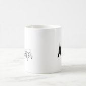 Chaos-Koordinator-mit Monogramm Kaffeetasse (Mittel)
