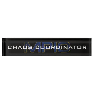 Chaos-Koordinator Namenspatch Namensplakette