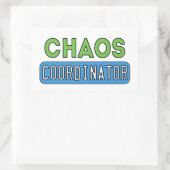 Chaos-Koordinator Rechteckiger Aufkleber (Tasche)