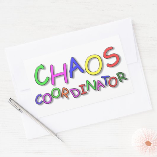 Chaos-Koordinator Rechteckiger Aufkleber (Umschlag)