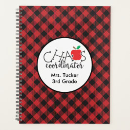 Chaos-Koordinator Red Black Buffalo Kariert Teache Planer