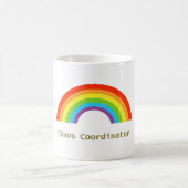 Chaos-Koordinator Regenbogen Kaffeetasse (Mittel)