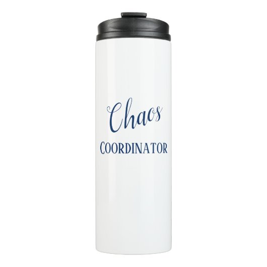 Chaos-Koordinator-Reise-Tasse Thermosbecher (Vorderseite)