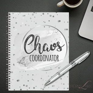 Chaos Koordinator Silber Notizbuch Planer