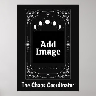 Chaos Koordinator Sternhafter Mond Tarot Zodiac Ge Poster