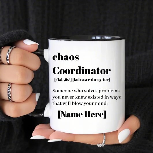 Chaos-Koordinator Tasse