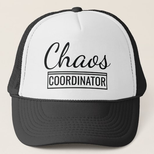 Chaos-Koordinator Truckerkappe (Vorderseite)