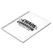 Chaos-Koordinator-Typografie-Design Notizblock (Linke Seite)