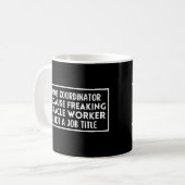 Chaos-Koordinator, weil Wunder-ArbeiterIn Kaffeetasse (Vorderseite Links)