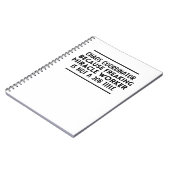 Chaos-Koordinator, weil Wunder-ArbeiterIn Notizblock (Linke Seite)