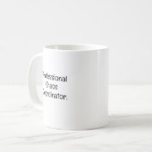 Chaos-Koordinator Witziger Arbeitskollege Kaffeetasse (Vorderseite Links)