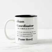 Chaos-Koordinator Zweifarbige Tasse (Links)