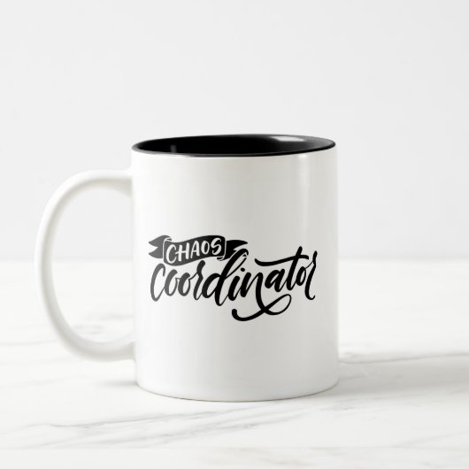 Chaos-Koordinator Zweifarbige Tasse (Links)
