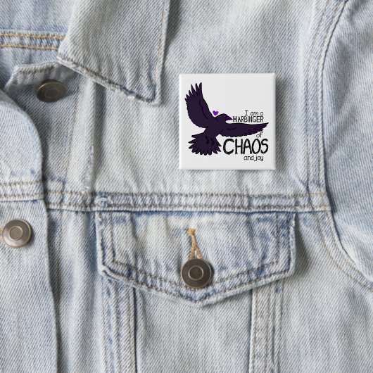 Chaos-Krähe Button (Beispiel)