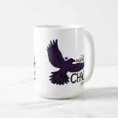 Chaos-Krähe Kaffeetasse (VorderseiteRechts)