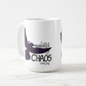 Chaos-Krähe Kaffeetasse (Vorderseite Links)