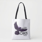 Chaos-Krähen-Teppich Tasche (Vorderseite)