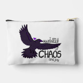 Chaos-Krähen-Teppich Zubehörtasche (Rückseite)
