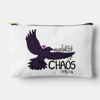 Chaos-Krähen-Teppich Zubehörtasche