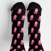Chaos-Lady in Rosa Socken (Oben)