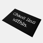 Chaos liegt innen fußmatte (Schrägansicht)