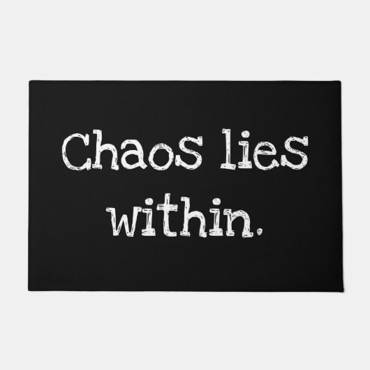 Chaos liegt innen fußmatte (Vorderseite)