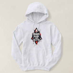 Chaos Made Me Creative Frauen Hoodie Urban Stree