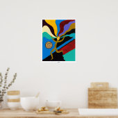 Chaos Man - Print Poster (Küche)