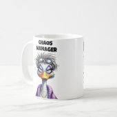 Chaos-Managerin Mama Kaffeetasse (Vorderseite Links)
