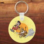 Chaos mit dem Bull... Schlüsselanhänger (Rückseite)