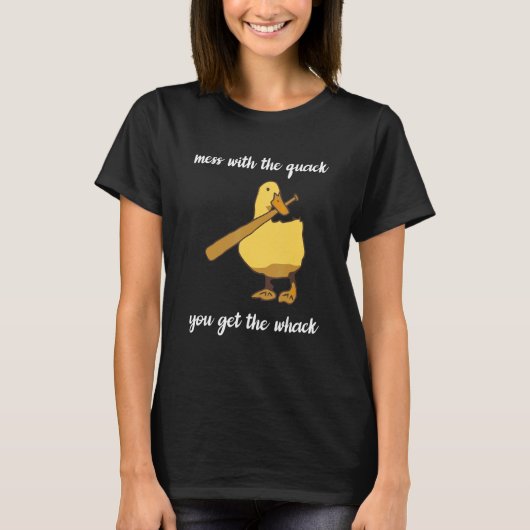 Chaos mit Quack bekommt man das Peitschkleid T-Shirt (Vorderseite)